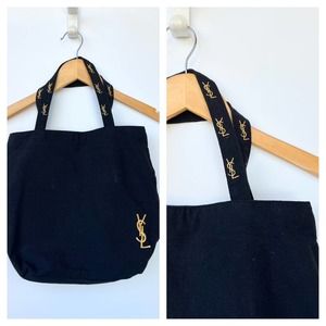 Sold/Yves Saint Laurent Black Tote Bag